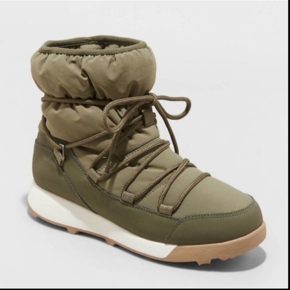 all in motion Shoes - Women's Cara Winter Boots Olive - All in Motion™ 9